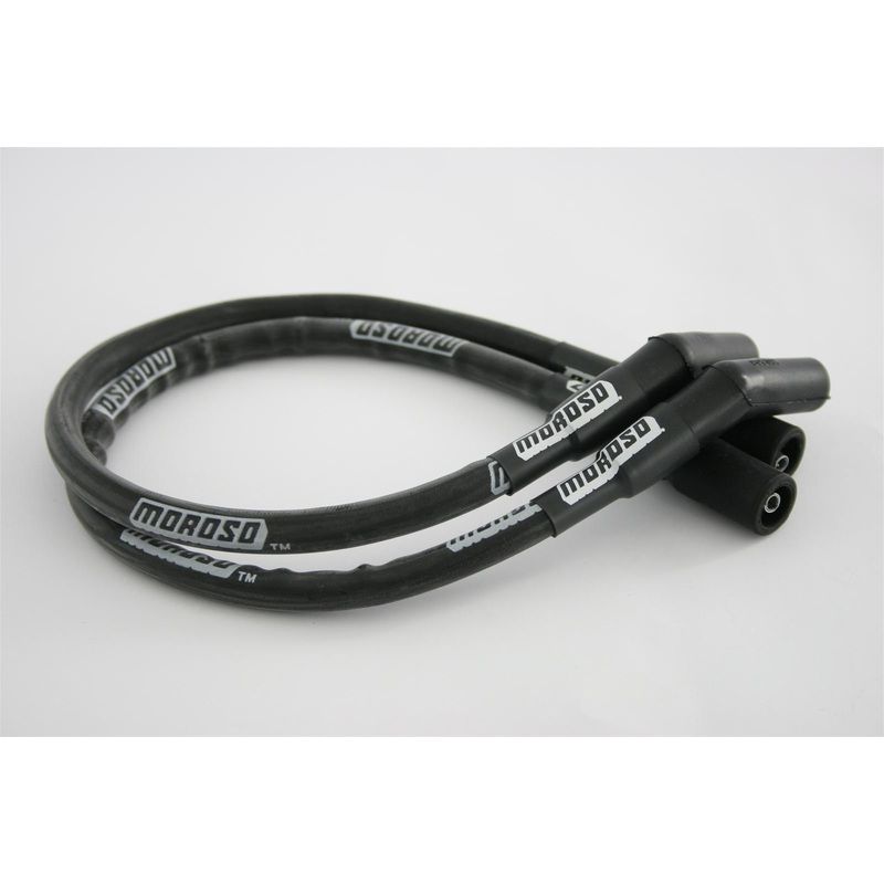 Moroso 27220 Wire Set, Spiral Core, Black, H-D Xl 04-06