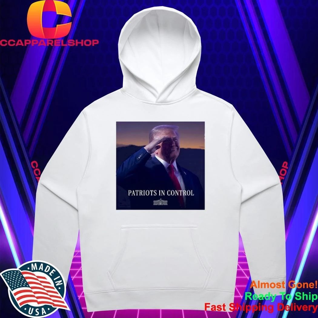 Donald Trump Patriots In Control White House Saluting Shirt