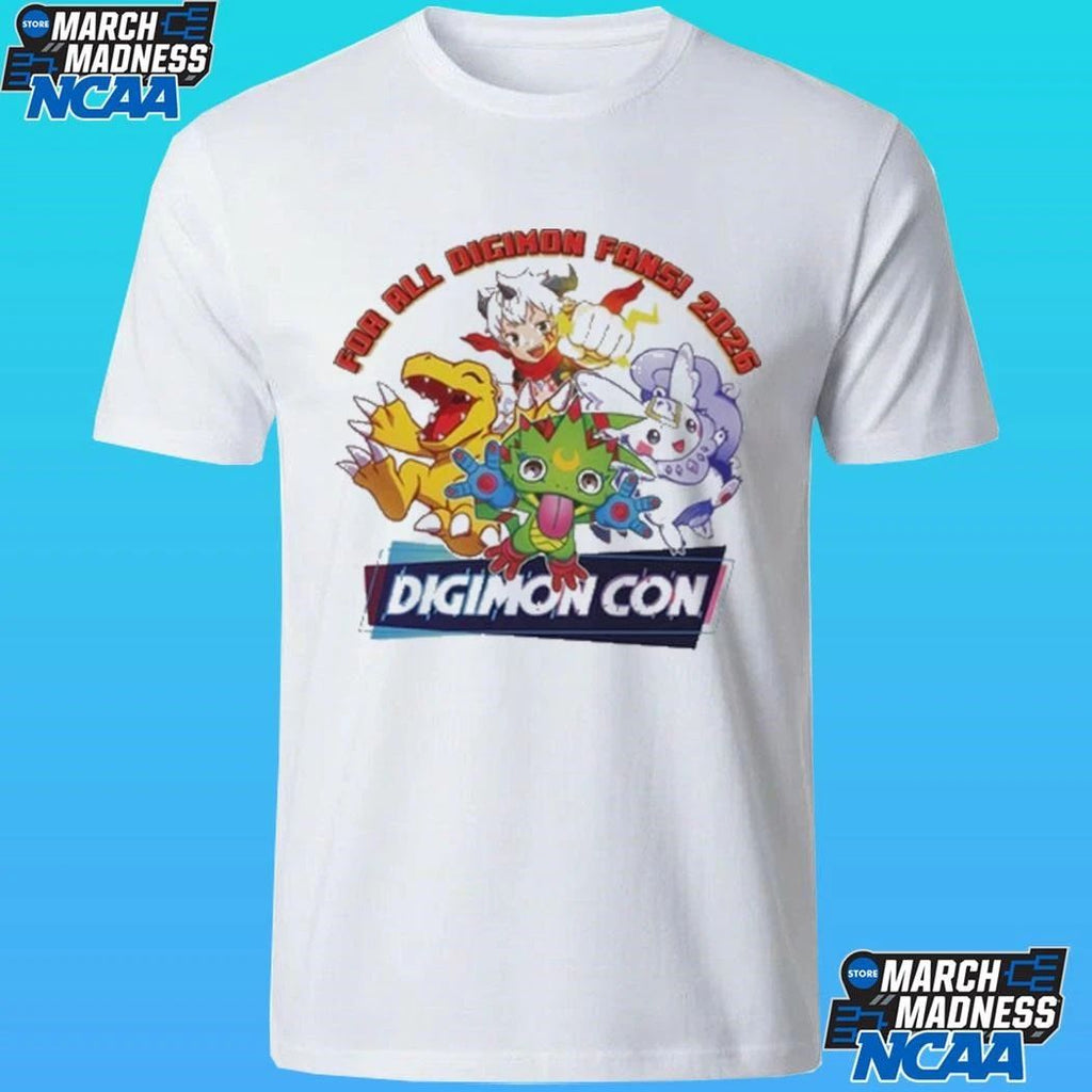 For All Digimon Fans 2026 Digimon Con Shirt