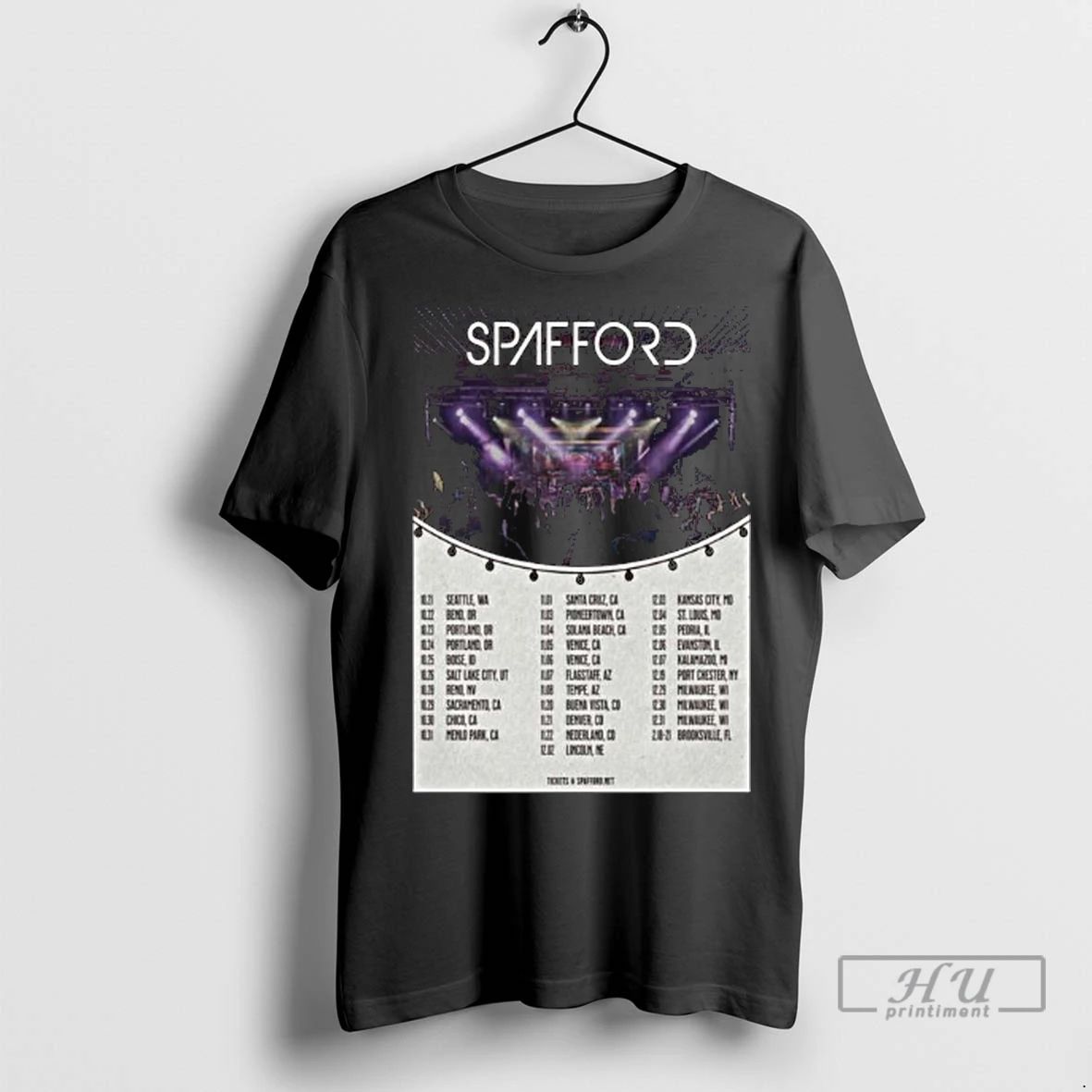 Officials Tour Spafford October November December 2025 Long Sleve T Shirt