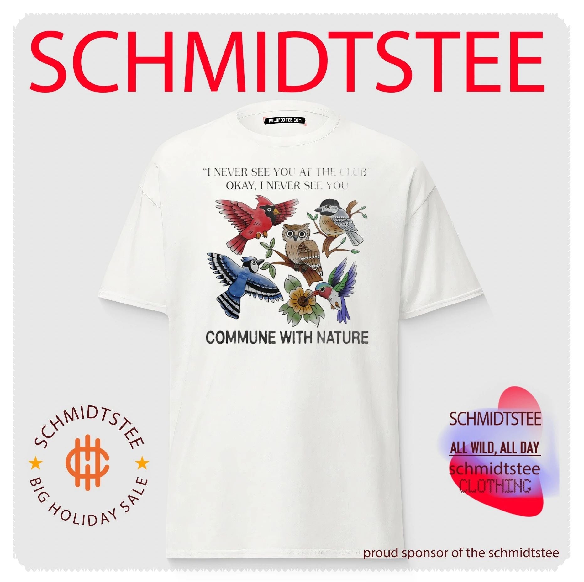 I Never See You at the Club I Never See You Commune with Nature shirt