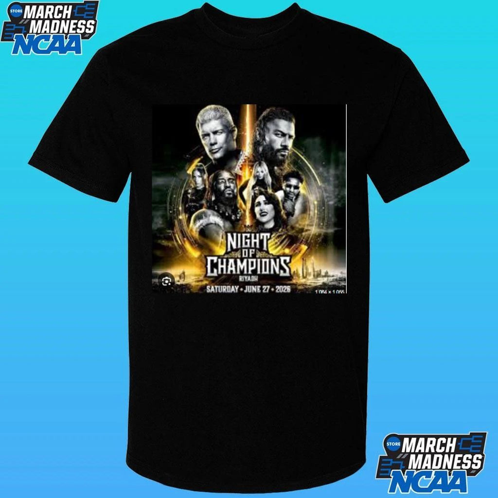 Night Of Champions Riyadh Saturday June 27 2026 Poster Shirt