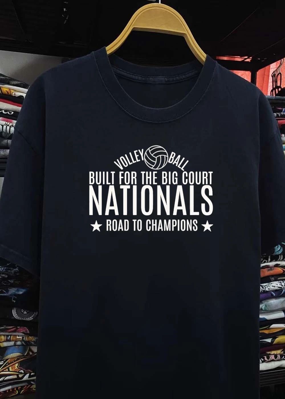 Volleyball Nationals Road to Champions Built for the Big Court T-Shirt