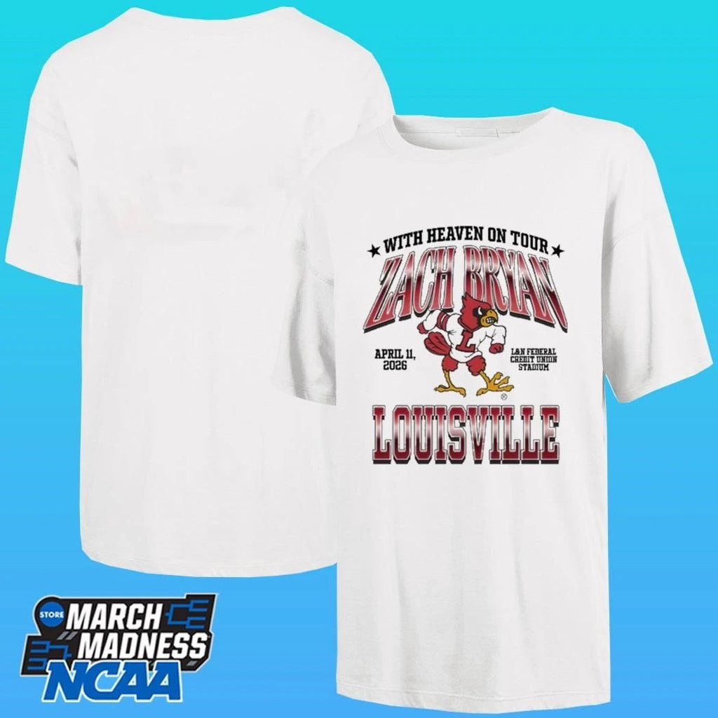Zach Bryan Live In Concert At Louisville 2026 Tour T-Shirt