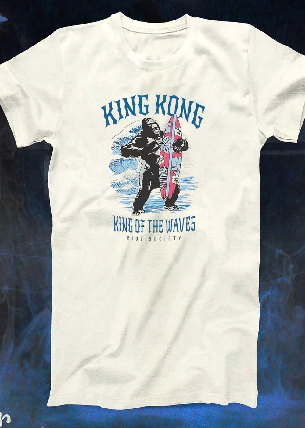 Riot Society Surfing Gorilla King of the Waves T-Shirt