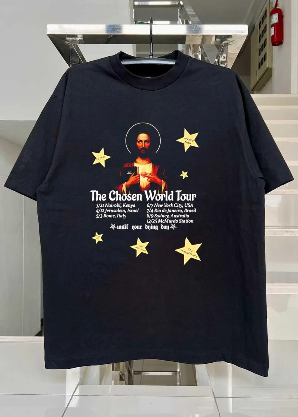 Jesus Christ Sacred Heart The Chosen World Tour 3 21 Nairobi Kenya shirt