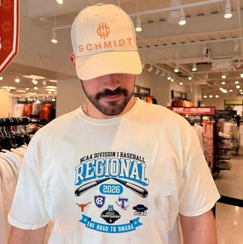 2026 NCAA Division I Baseball Regional Texas The Road To Omaha logos shirt