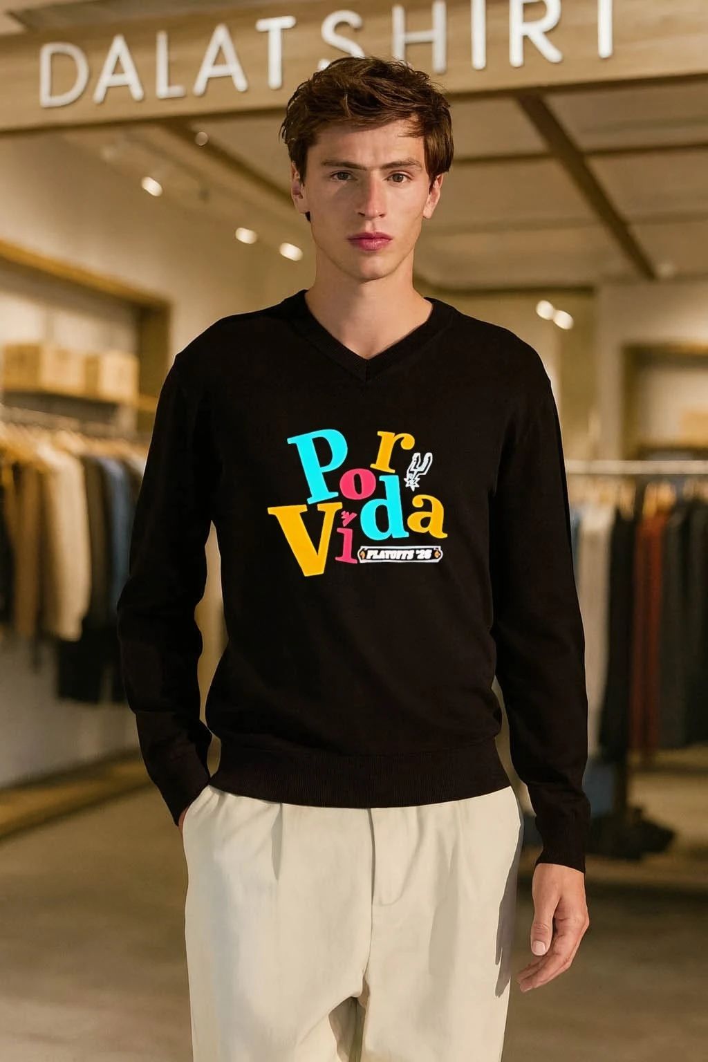 San Antonio Spurs Por Vida Playoffs ’26 shirt