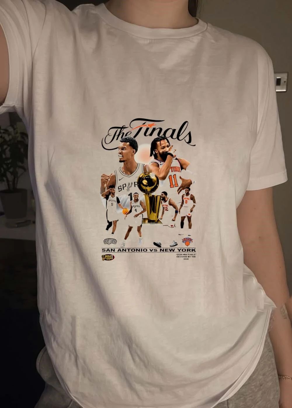 The Finals San Antonio Vs New York NBA Basketball Players shirt