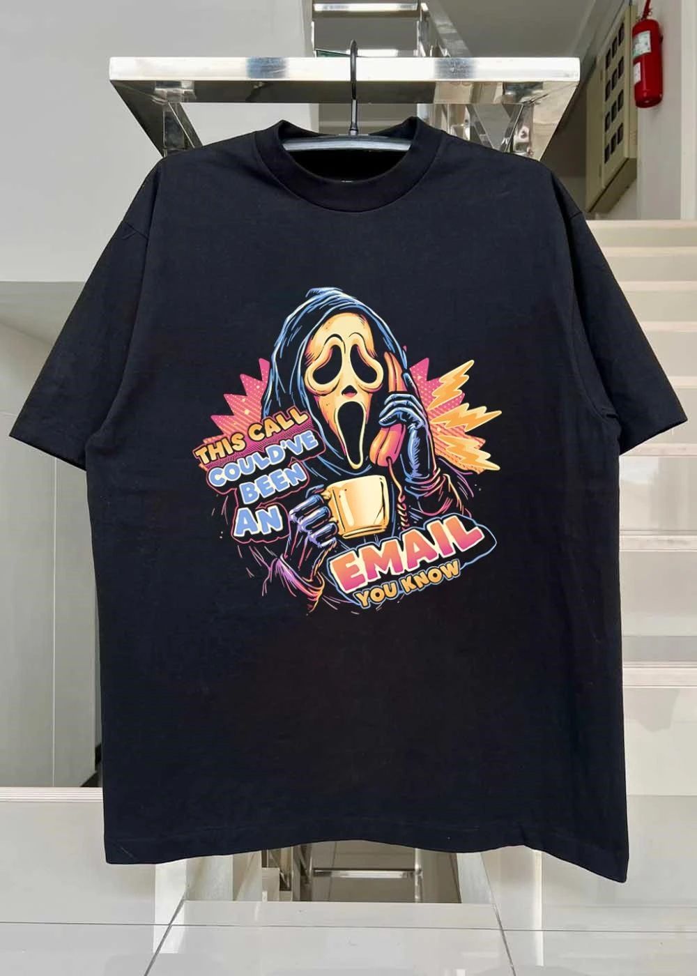 Ghostface Office Humor This Call Could Have Been an Email You Know T-Shirt