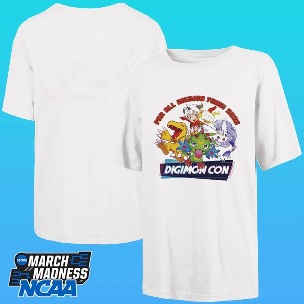 For All Digimon Fans 2026 Digimon Con Shirt