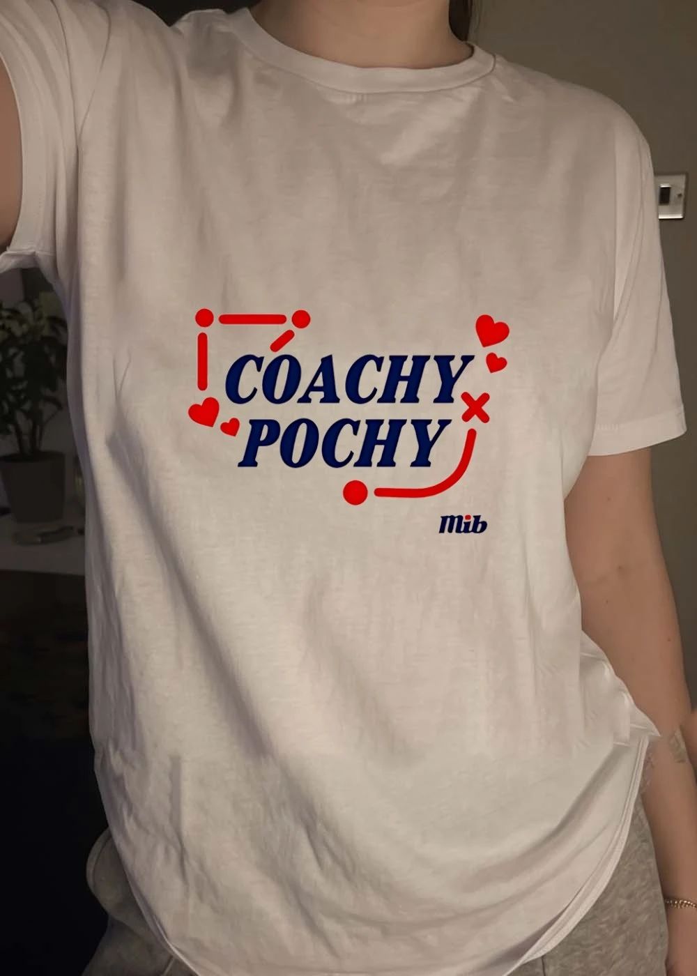 Coachy Pochy heart pattern Mib shirt