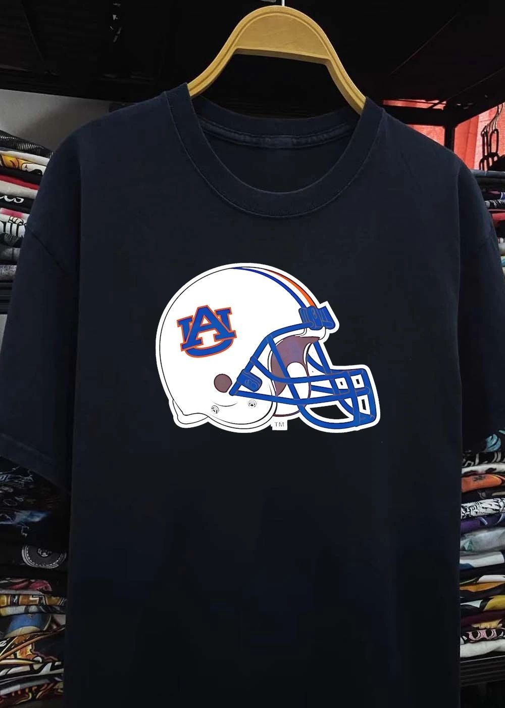 Auburn Tigers American Football helmet shirt