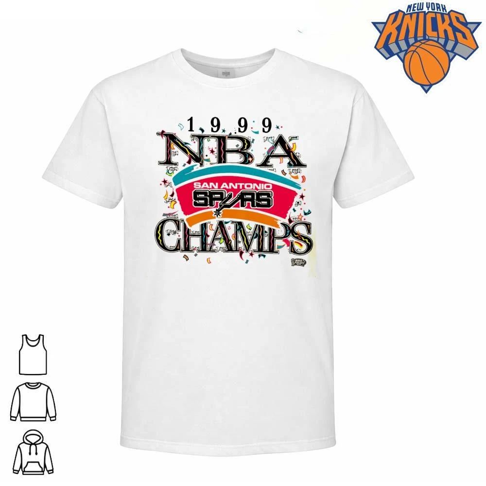 San Antonio Spurs 1999 NBA Champs Bootleg Vintage Confetti Graphics Basketball NBA Finals 2026 Shirt