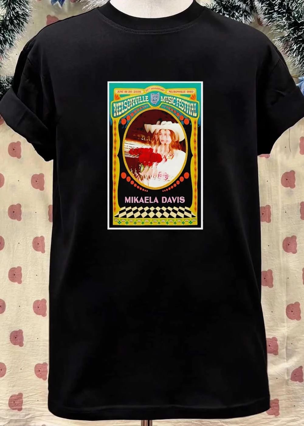 Nelsonville Music Festival 20th Anniversary Mikaela Davis 2026 shirt