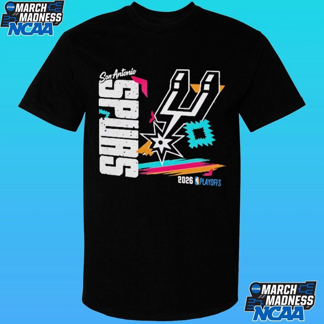 San Antonio Spurs 2026 Nba Playoffs Graphic Shirt
