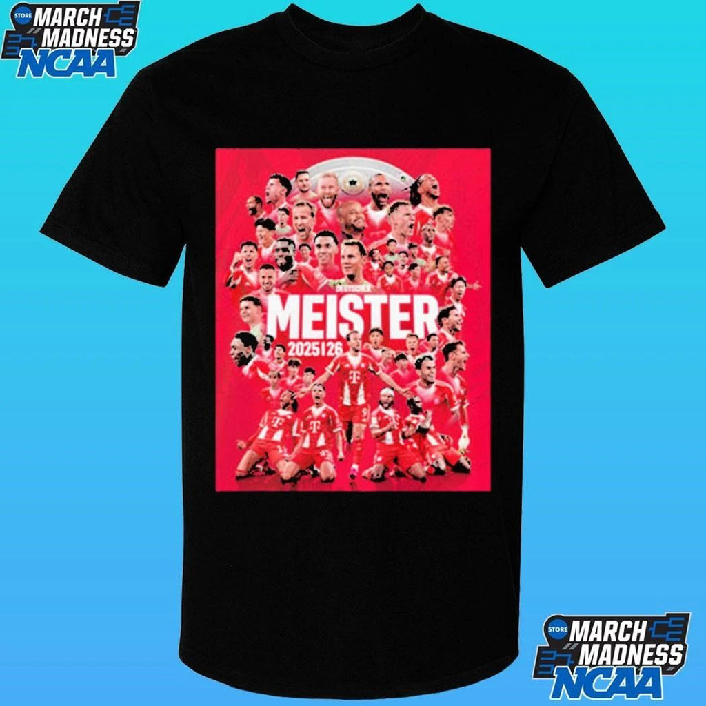 Congrats Bayern Munich Champions Bundesliga 2025 26 Deutscher Meister 2026 Shirt