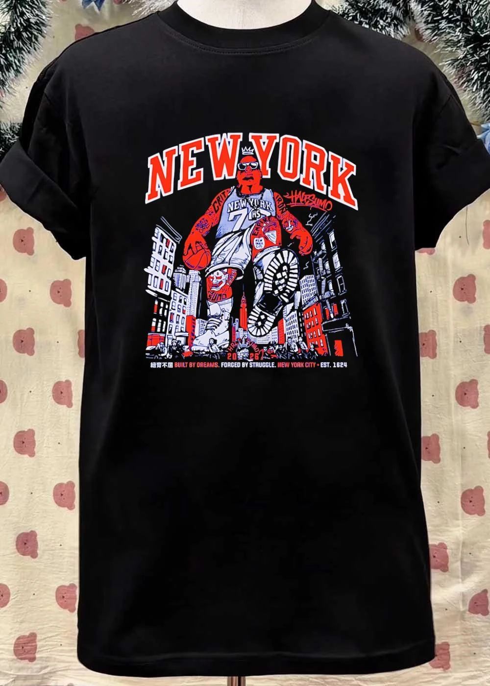 New York Half Sumo Built By Dreams Forged By Struggle City Est 1624 shirt