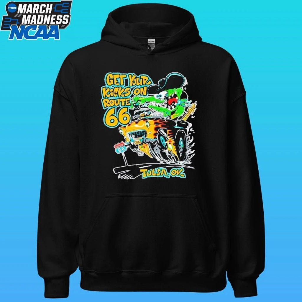 Monster Drag Get Your Kicks On Route 66 Tulsa Ok Shirt