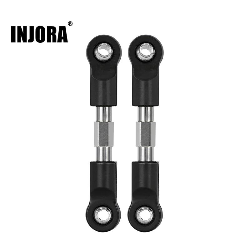 INJORA Stainless Steel Steering Links for 1/16 Arrma Mojave Grom
