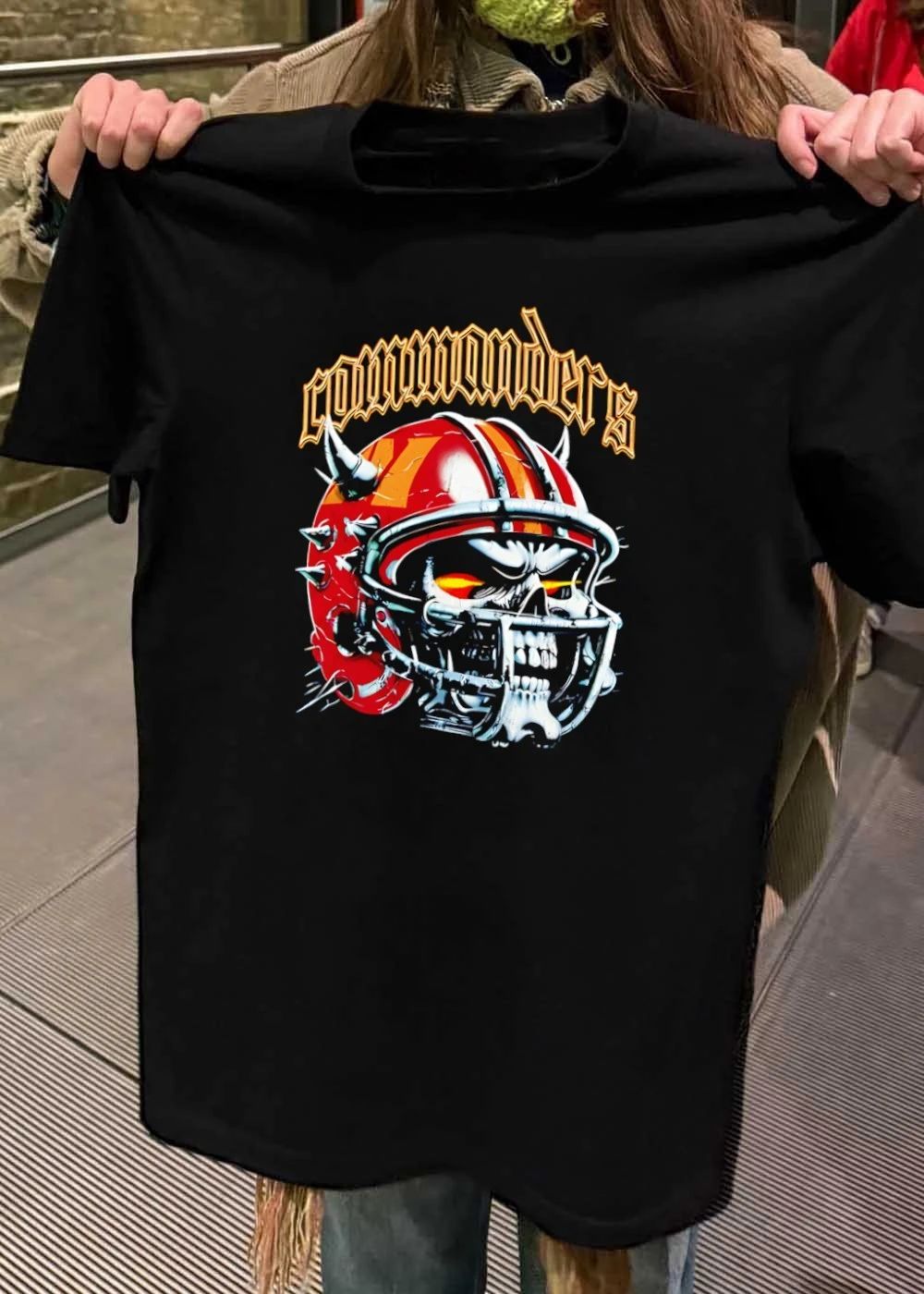 Commanders Skull Helmet T-Shirt