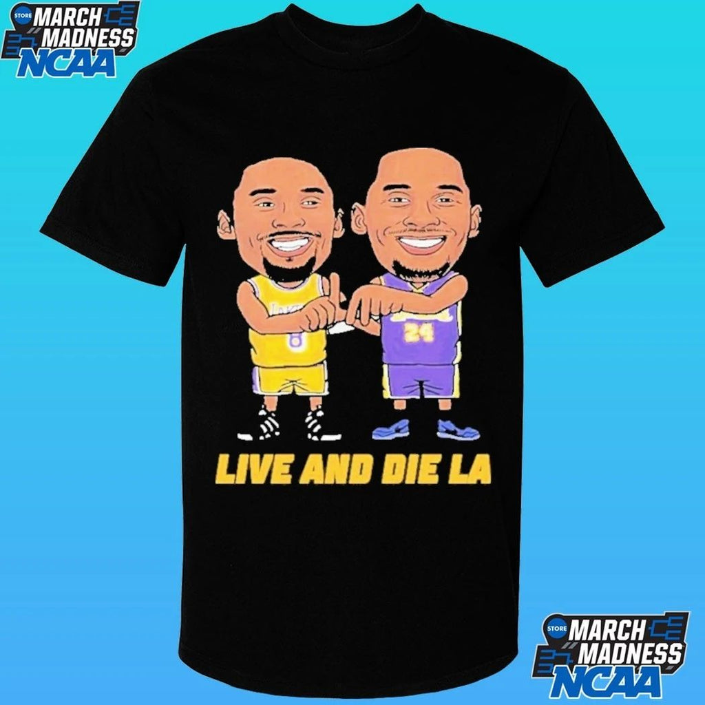 Kobe Bryant Live And Die La NBA Los Angeles Lakers Shirt