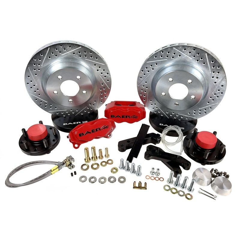 Baer Brakes 13″ SS4 Front Brake Kit, Grabber Blue, SDZ, Std. Studs