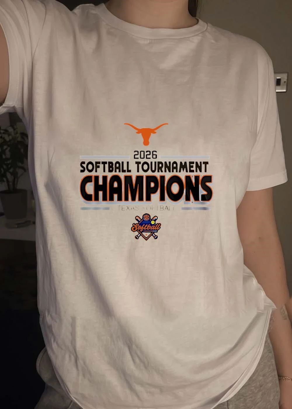 Texas Longhorns Softball 2026 SEC Tournament Champions shirt