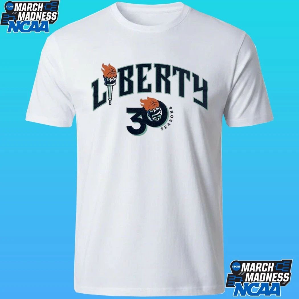 New York Liberty Anniversary 30 Seasons Of Lighting It Up 2026 Shirt