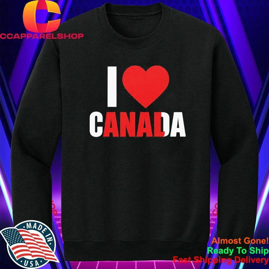 World Cup 2026 I Heart Canada Anal Shirt