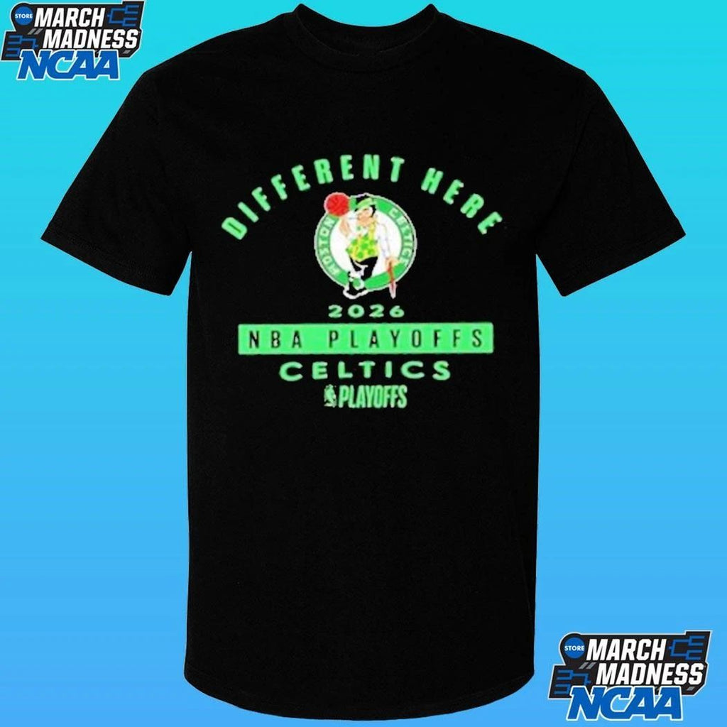 Boston Celtics 2026 Nba Playoffs Different Here Shirt