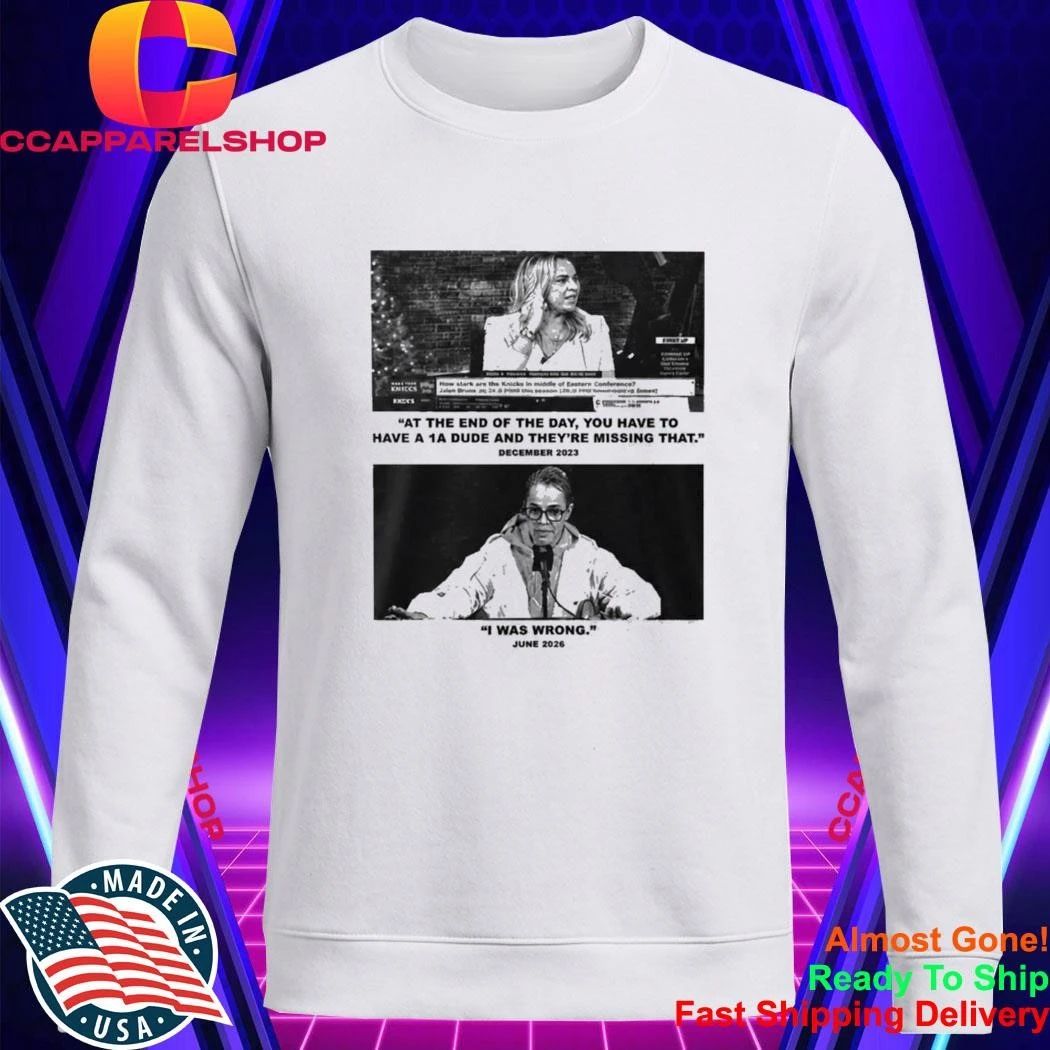 Becky Hammon I Was Wrong June 2026 Shirt