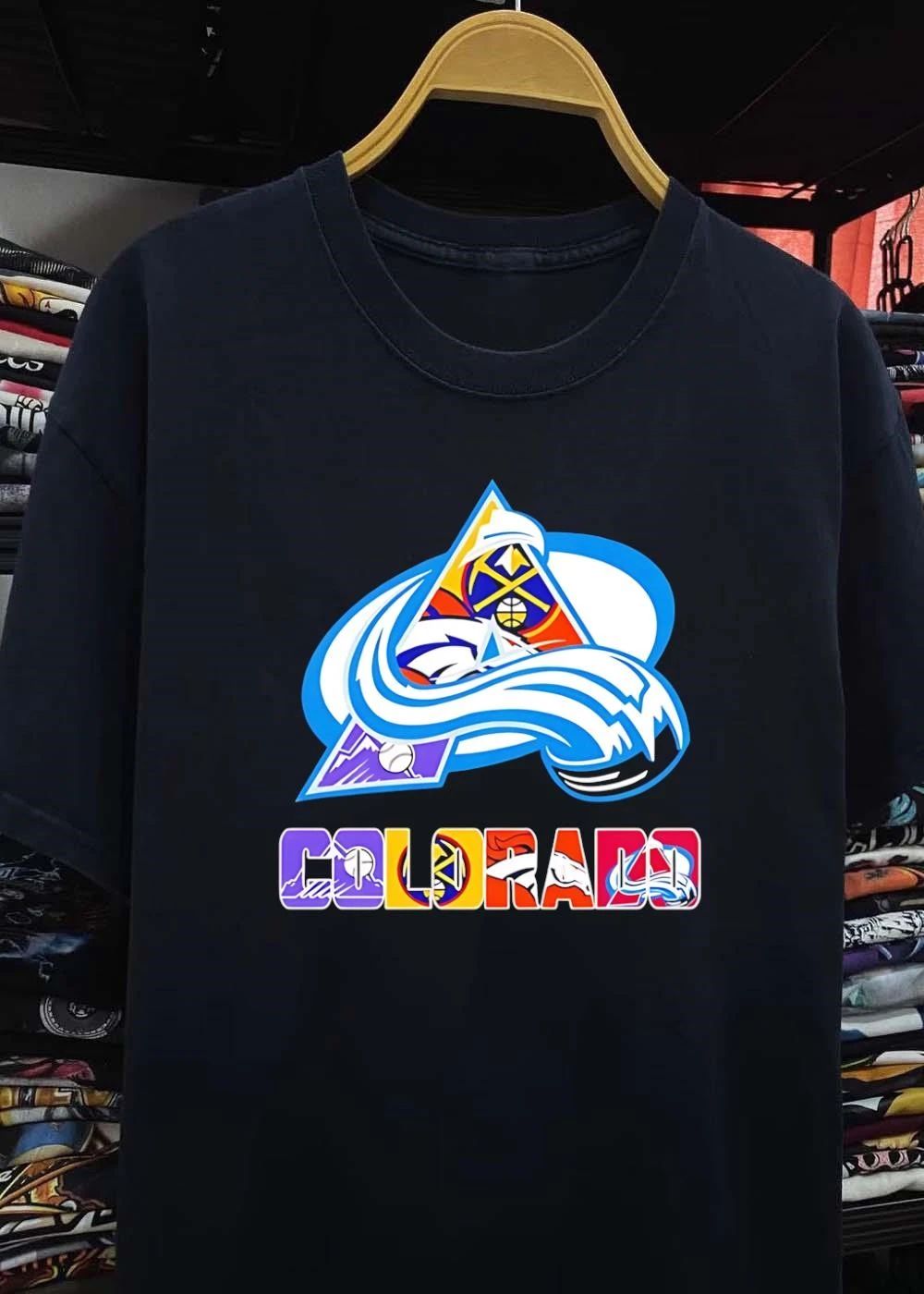 Colorado sports teams Avalanche logos shirt