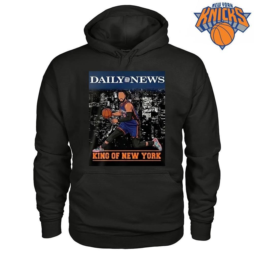 Daily News King of New York Jalen Brunson Basketball Illustration Shirt