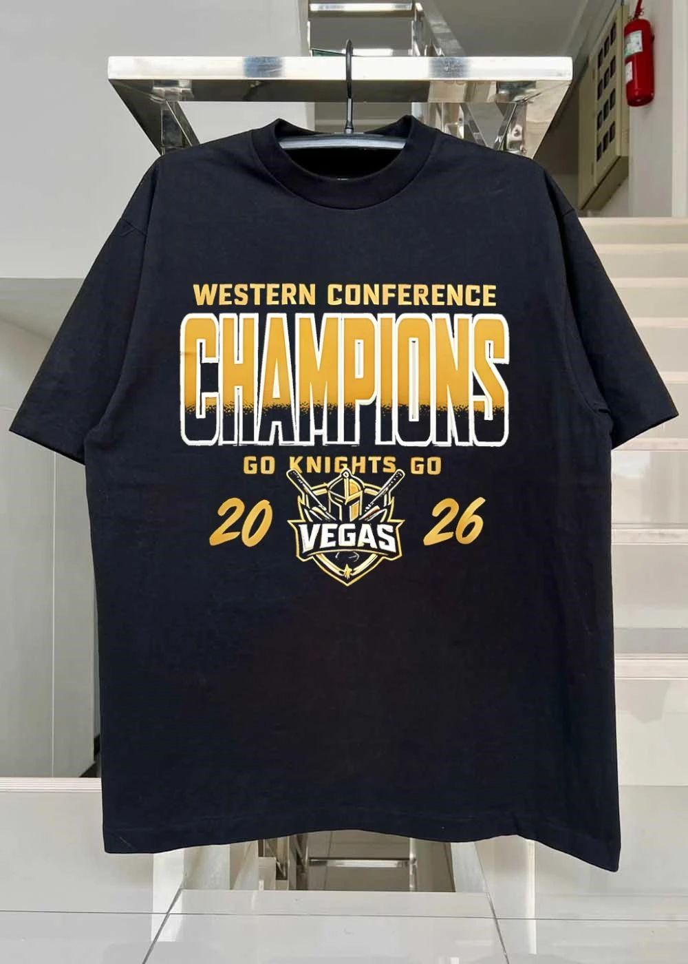 Vegas Golden Knights 2026 Western Conference Champions Hockey Logo shirt