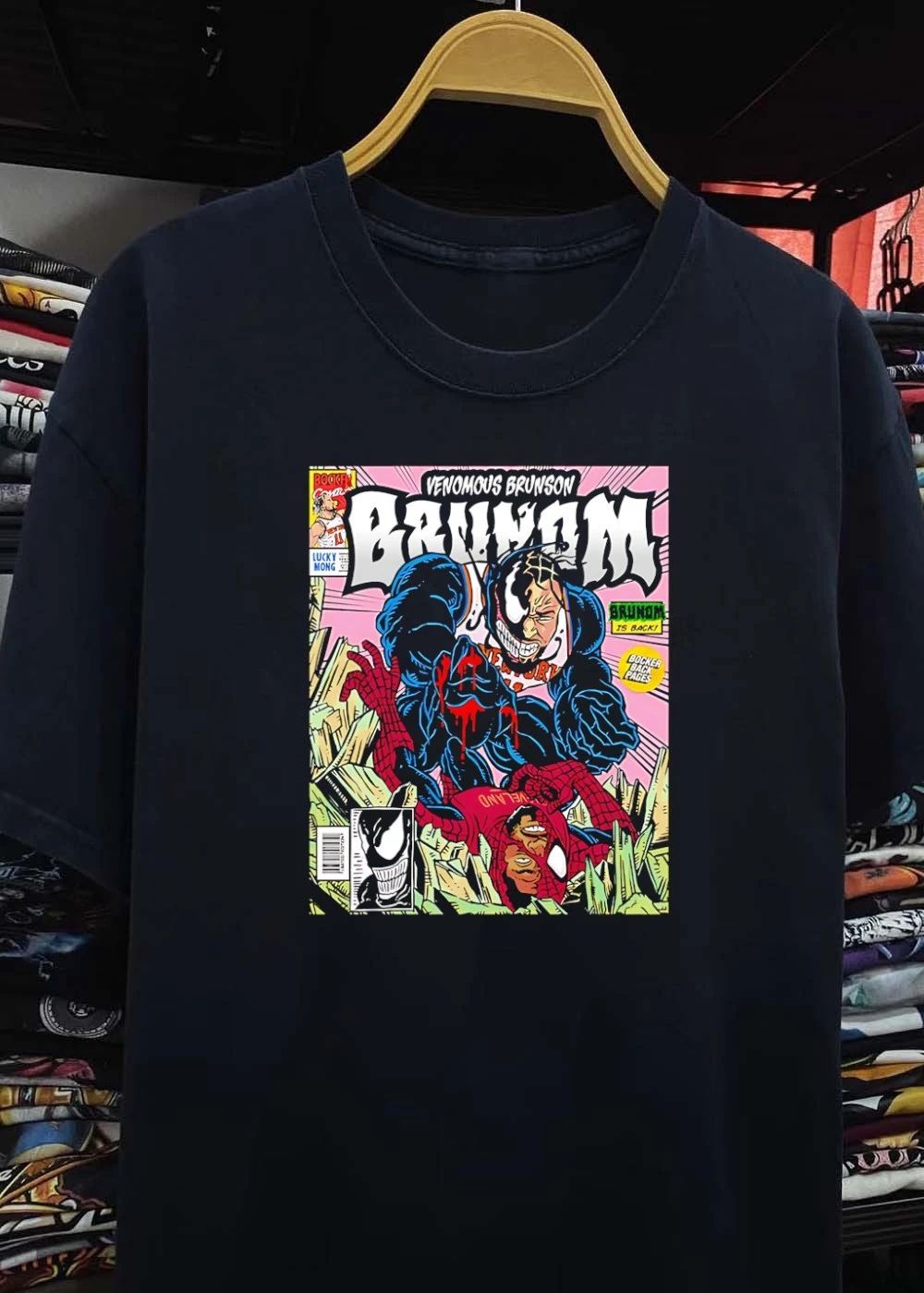 Bocker Cover Venomous Brunson Brunom is Back Bocker Back Pages New York T-Shirt