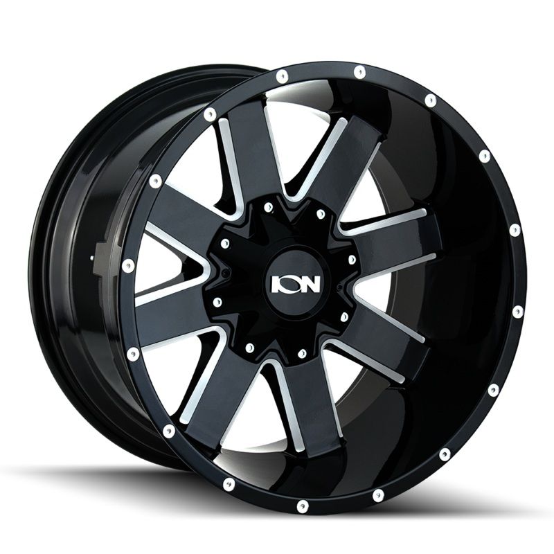 Type 141 18x9in Gloss Black Milled Wheel 6×135 Bolt pattern / 0 mm offset / 106 mm Hub