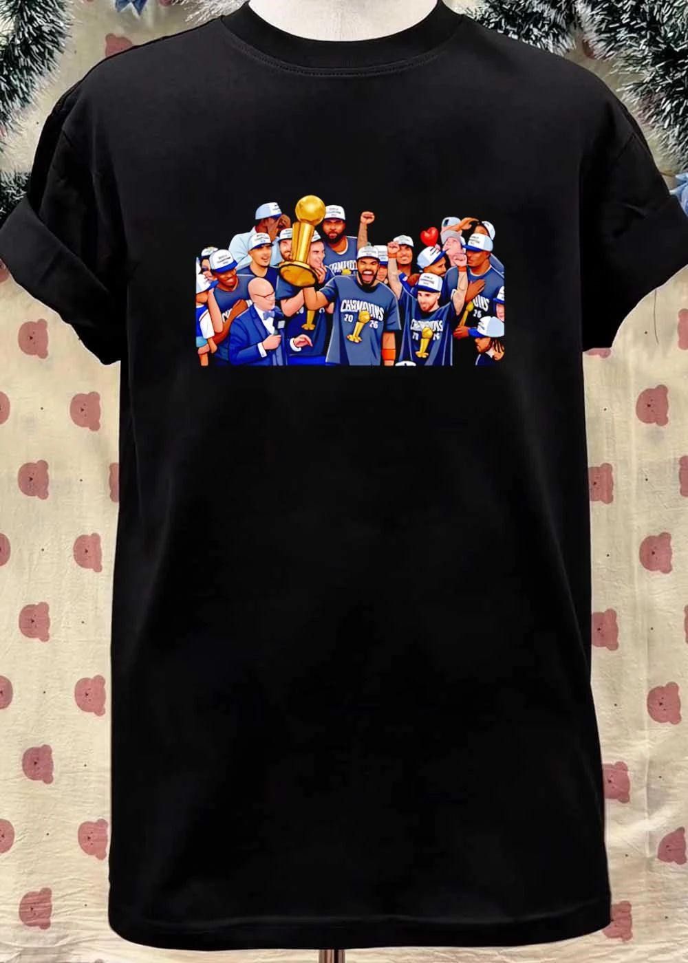 Champions 2026 NBA Finals Basketball Team Victory Celebration T-Shirt