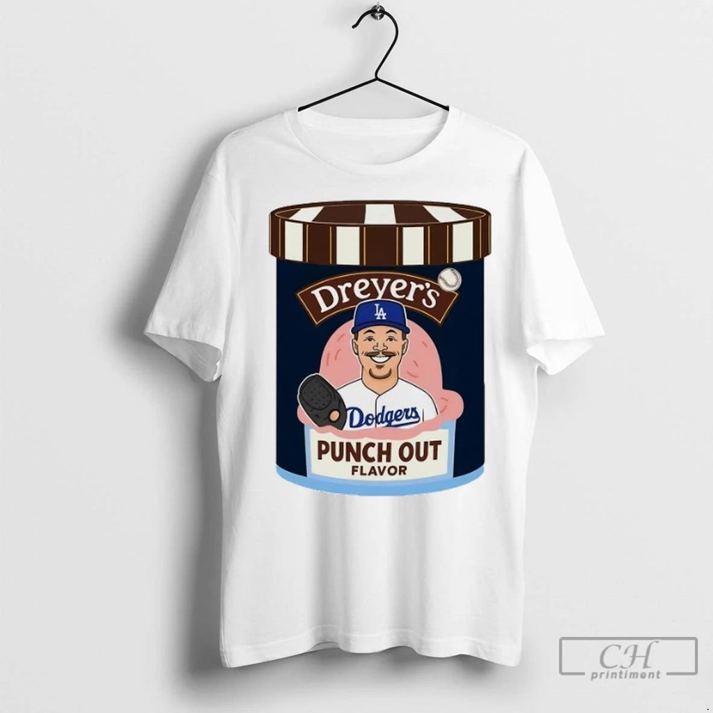 Premium Jack Dreyer Ice Cream Punch Out Flavor La Dodgers