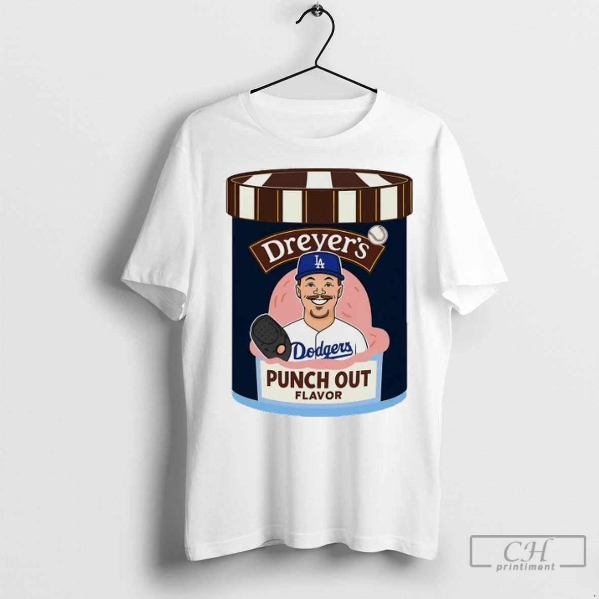 Premium Jack Dreyer Ice Cream Punch Out Flavor La Dodgers