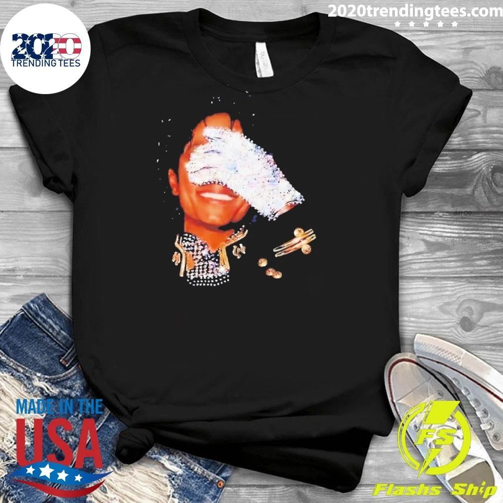The King Of Pop Mj Jackson Drake Diamond Glove Shirt