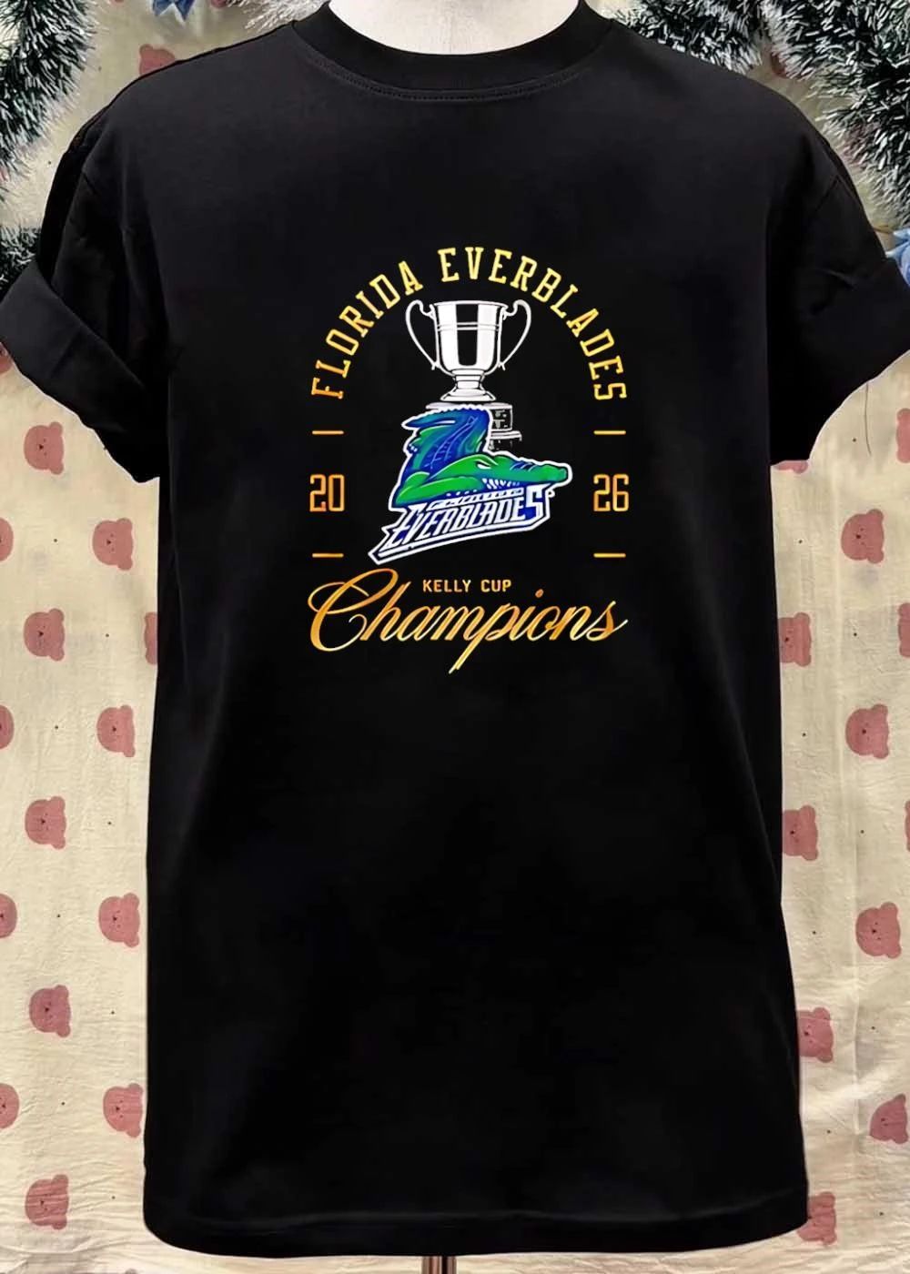 Kelly Cup Champions – Florida Everblades 2026 Celebration T-Shirt