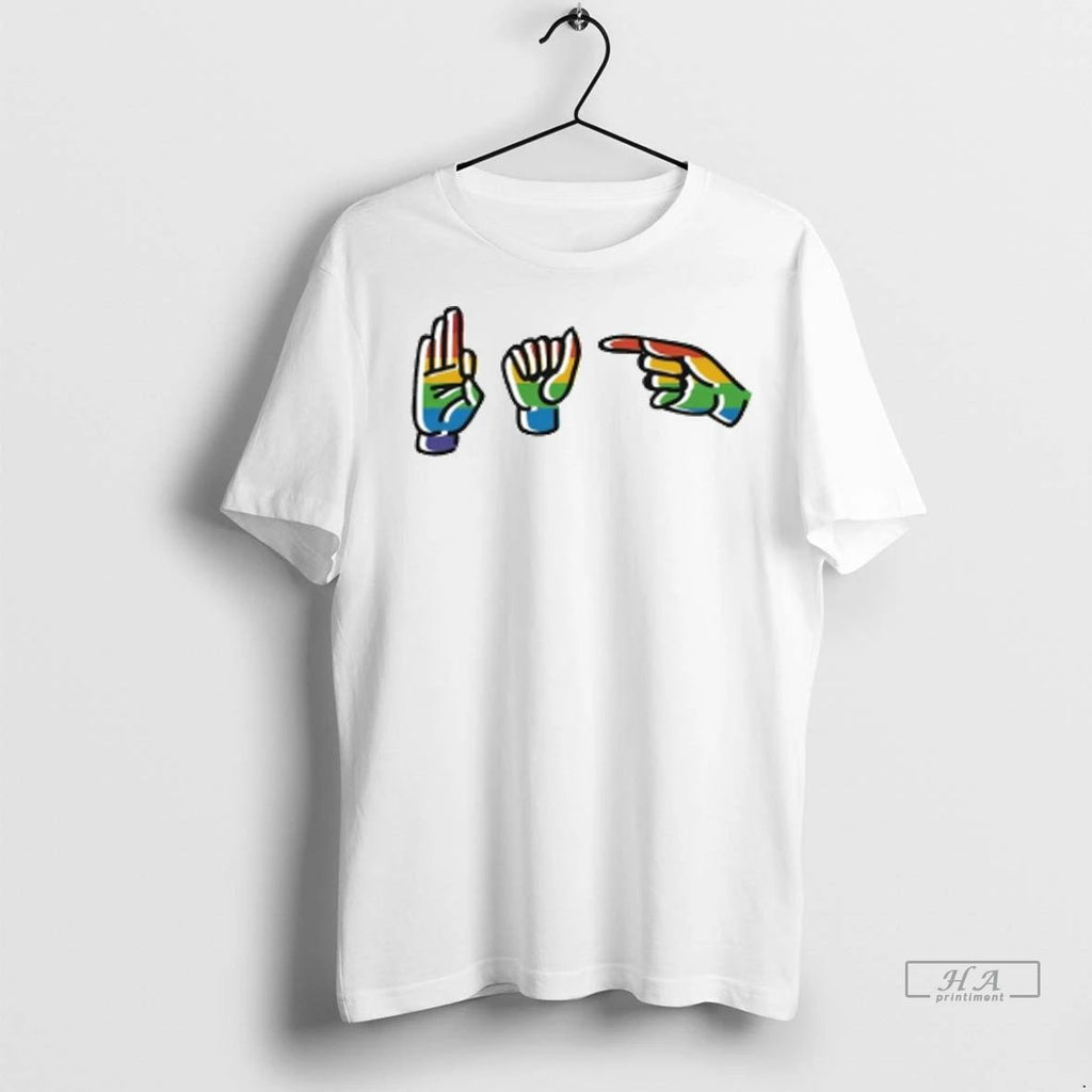 Officials Trendy Asl Fag Lgbt Flag Ornaments Shirt Sweater