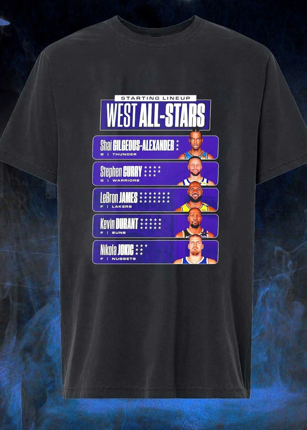Starting Lineup West All-stars shirt