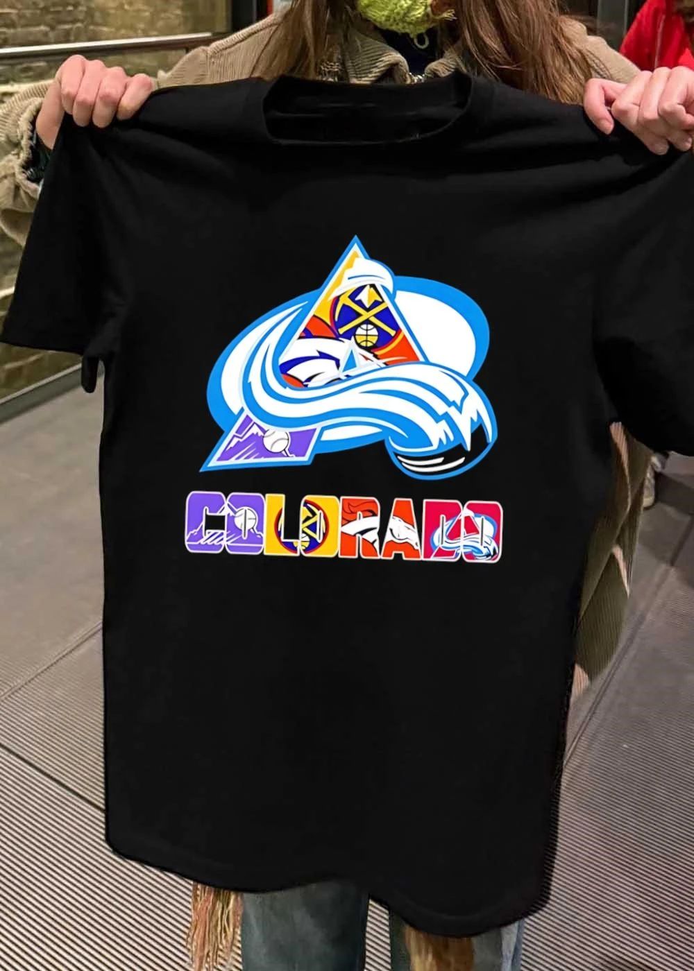 Colorado sports teams Avalanche logos shirt