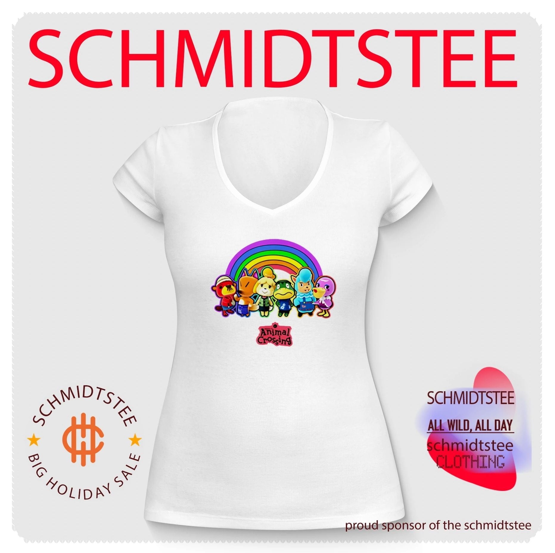 Animal Crossing Rainbow Character shirt