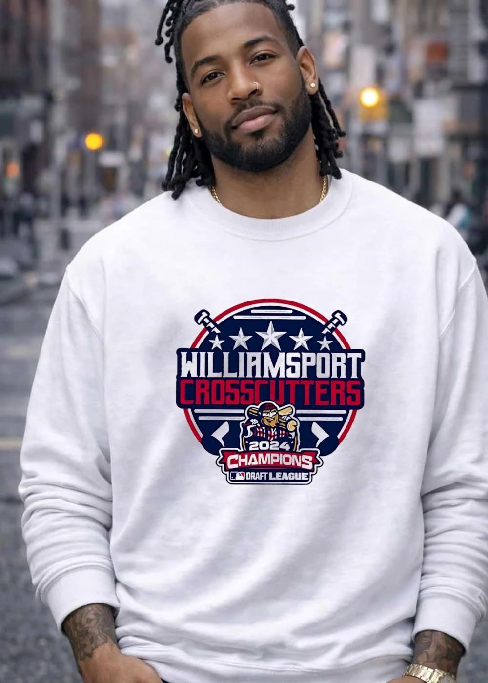 Williamsport Crosscutters 2024 Champions Draft League shirt