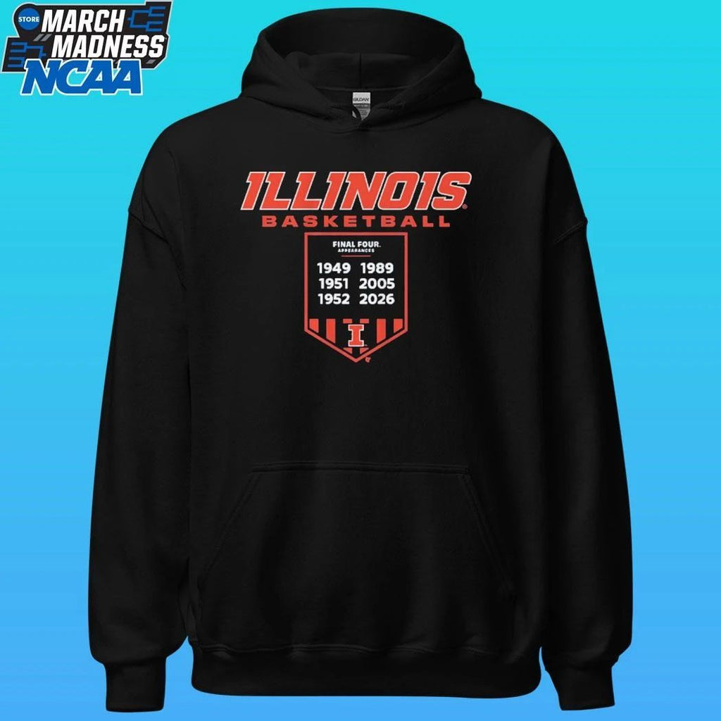 Illinois Basketball Final Four Banner 1949 2026 Shirt