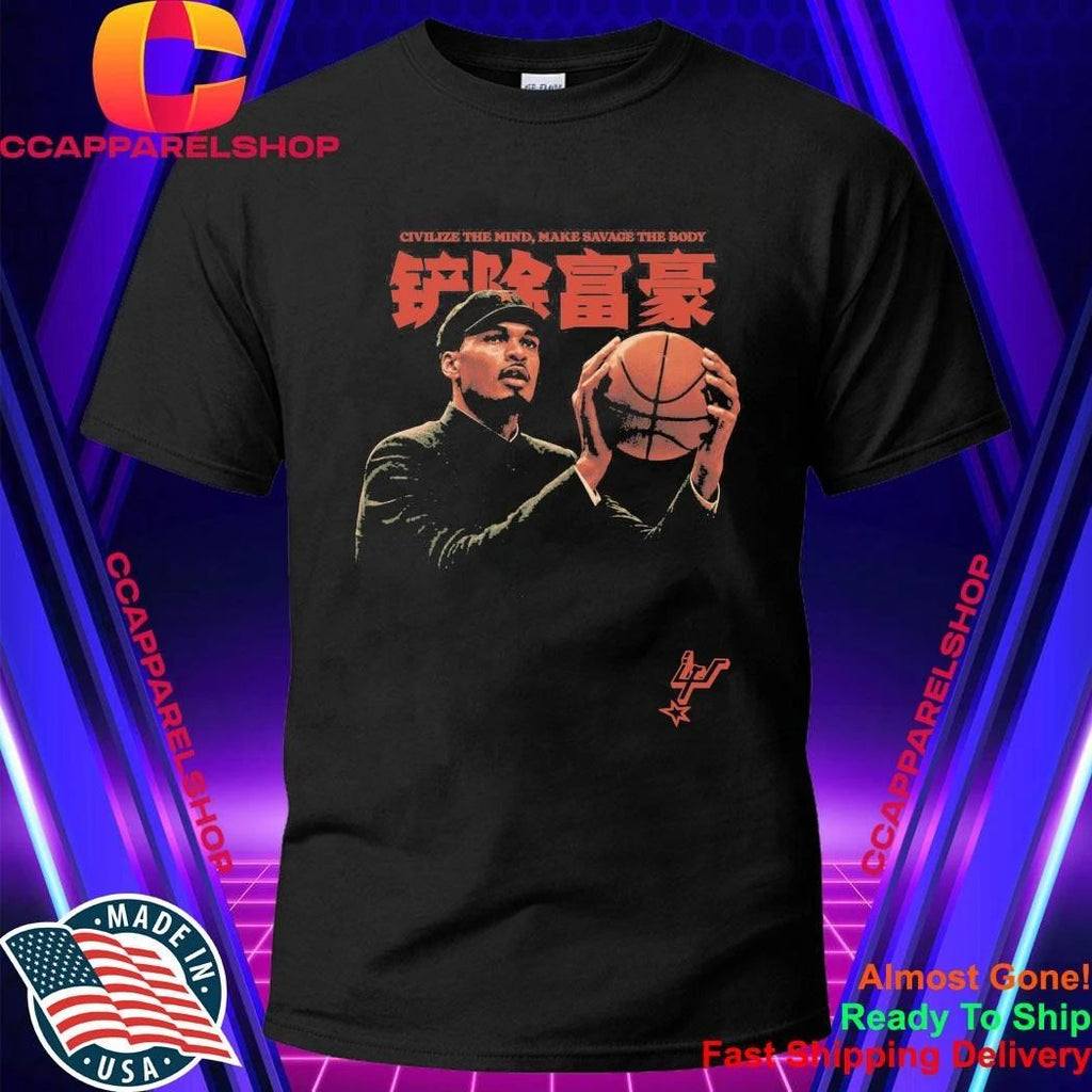 Comrade Wemby Civilize The Mind Make Savage The Body Shirt