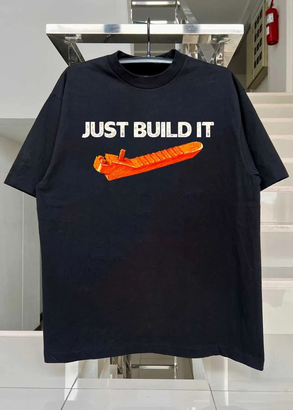 Just Build It Lego shirt